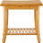 Bamboo Shower Bench 19.1 X 11.3 X 18.3 In Shower Stool Chair For Bathroom