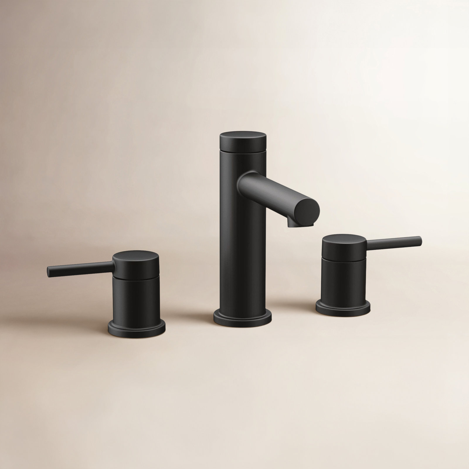 Align Widespread Bathroom Faucet Trim, Matte Black