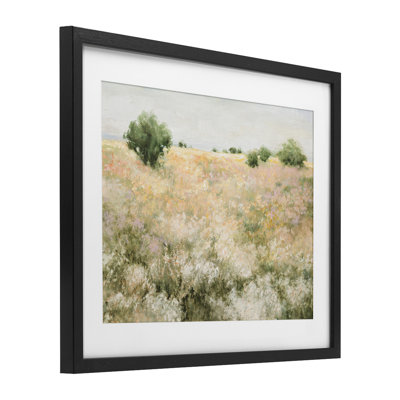 «Pastoral Freedom Field», reproduction encadrée sous verre, conception de Julia Purinton