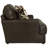 Johnicia 68'' Top Grain Italian Leather Match Loveseat with 2 Accent Pillows