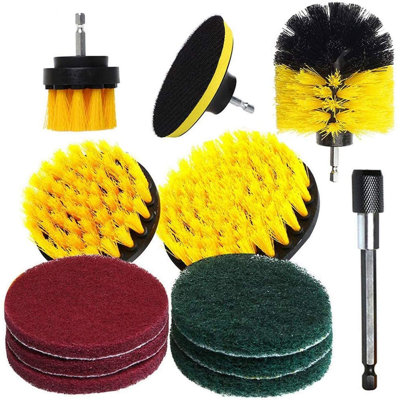 12 Piece Free-Standing Toilet Brush Set