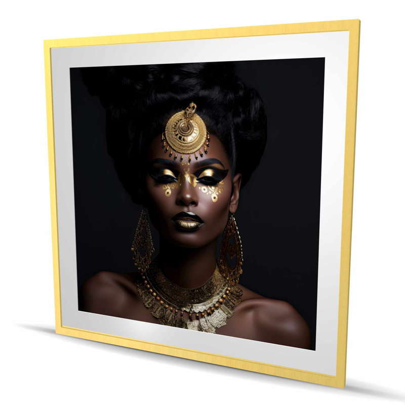 Trance State - Black Framed Matted Print for Home Decor