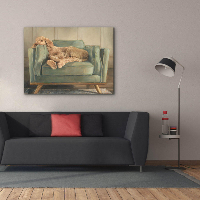 «Traditional Canine Portrait 1» par Ethan Harper, art mural sur toile, H 40 po x l 54 po