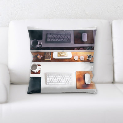 Home Office Throw Pillow
