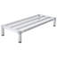 Support de rangement en aluminium robuste de 48 po x 20 po, capacité de 1000 lb, étagère de rangement sur le plancher antirouille pour économiser de la nourriture dans un restaurant de cuisine
