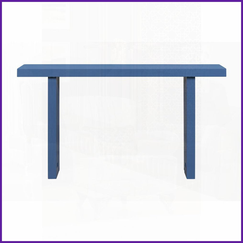 U_STYLE Table basse en placage de chêne - Polyvalente pour le salon / entrée, plateau spacieux et amp; Assemblage facile