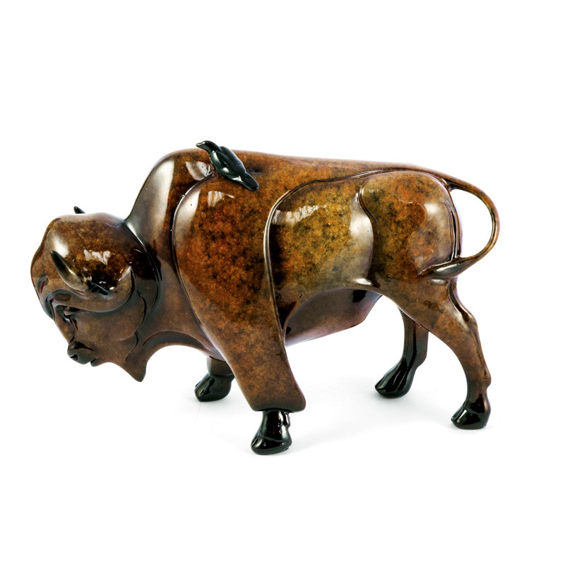 Sculpture simpatico-bison
