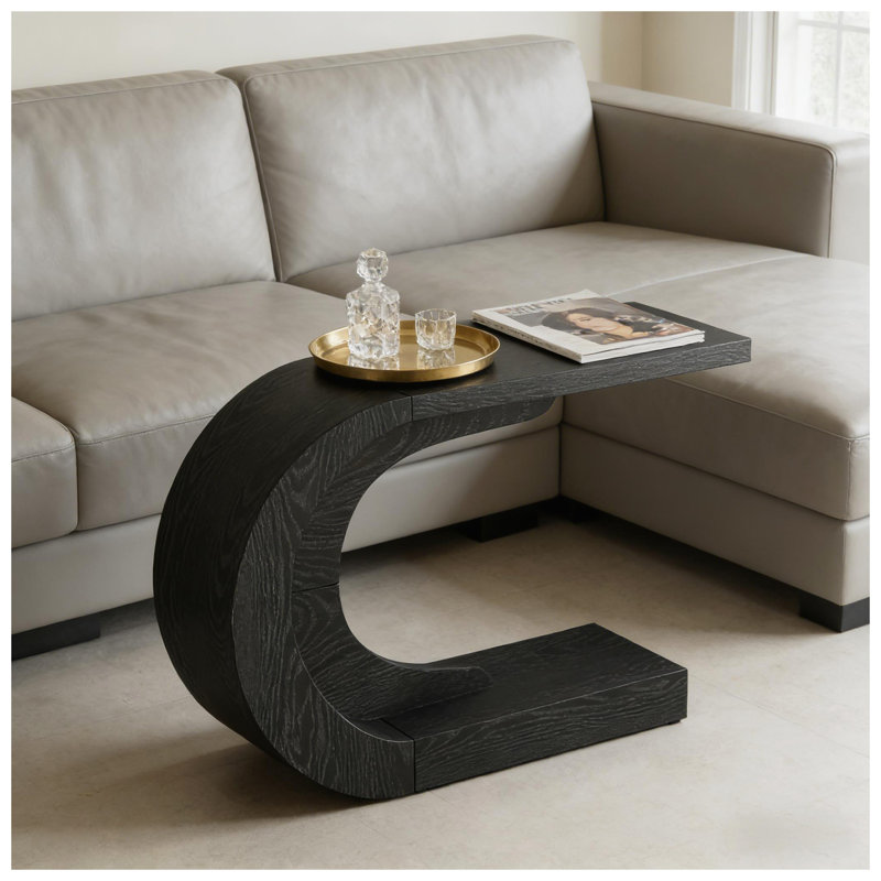 Table de couloir élégante, Noir