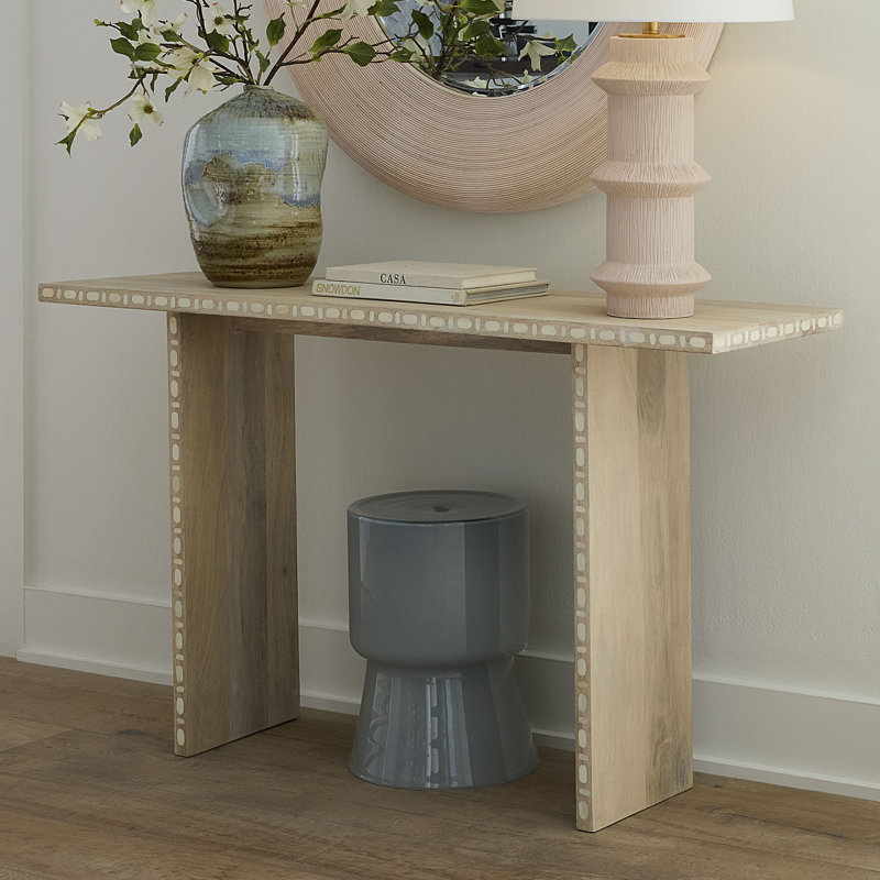 Huntington Garden Glass Accent Table, Green, Green