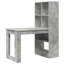 Desk With Shelf 122 X 67 X 145 Cm Engineered Wood-1110130255