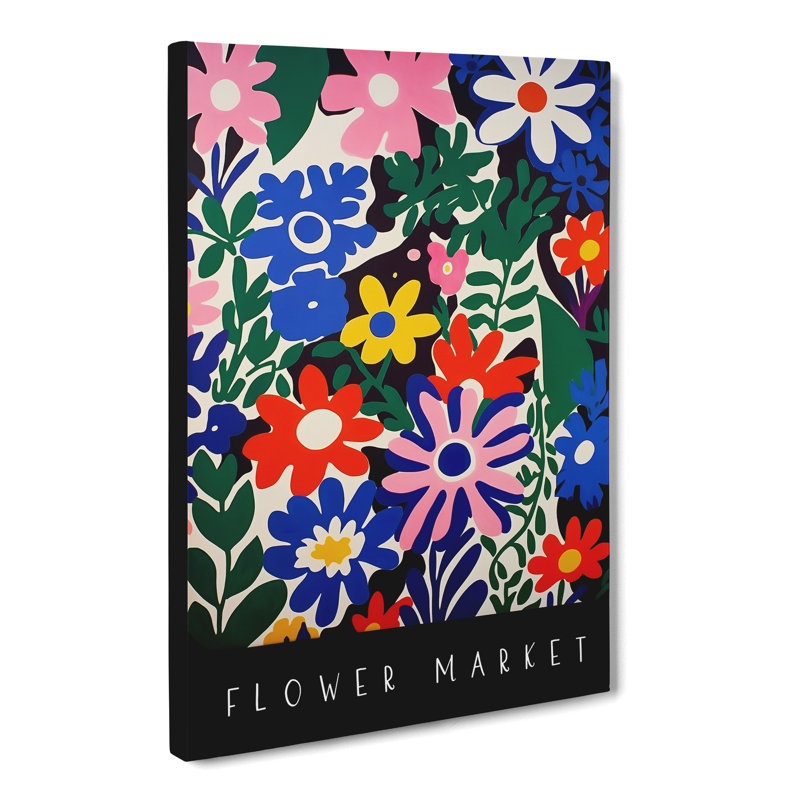 XMKTMKT-31 A Flower Market Exhibition No.6 - Wrapped Canvas Print, 50cm H x 35cm W x 3cm D