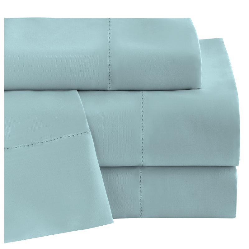 Ensemble de literie en rayonne, Verre de mer, Ensemble de draps pour très grand lit avec 2 taie