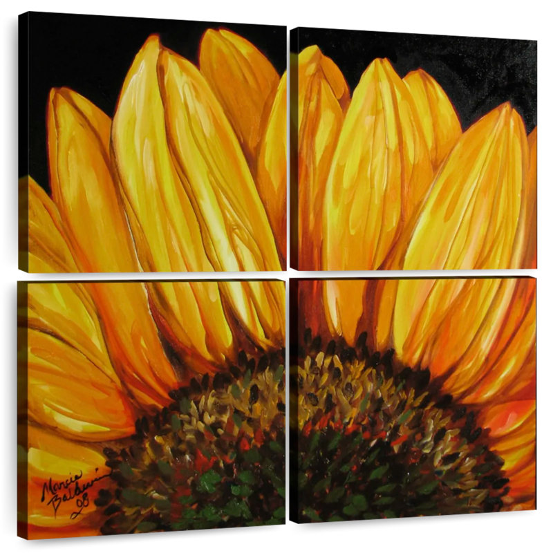 Harnek Sunflower Sunflower, 50" H x 50" W