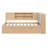 L-shaped Daybed Corner Bed Under-bed Drawers with Storage Bookcase-1024701283-1024701284