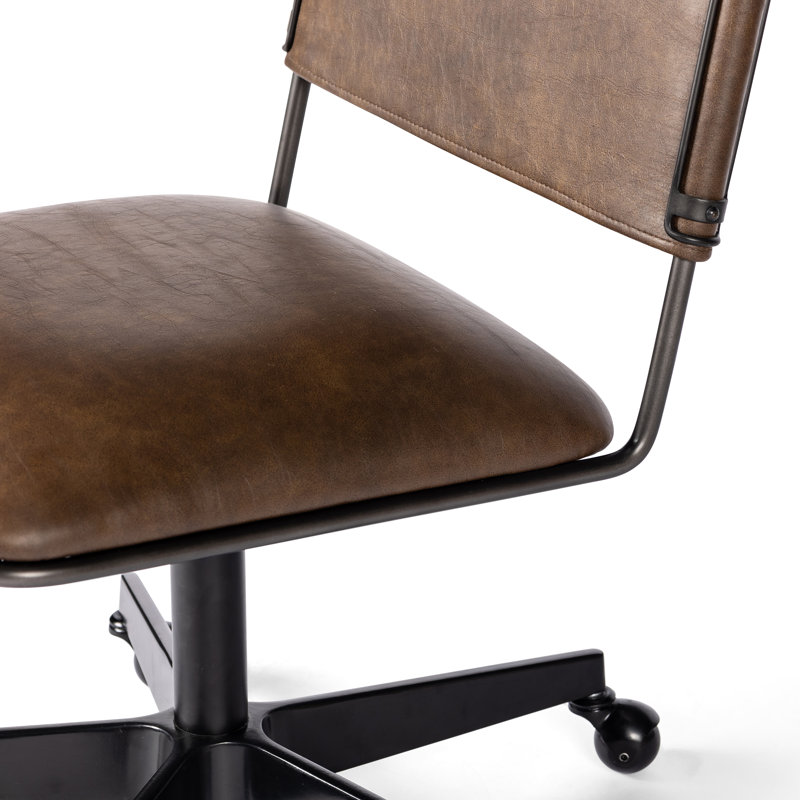 Wharton Swivel Task Chair, Brown