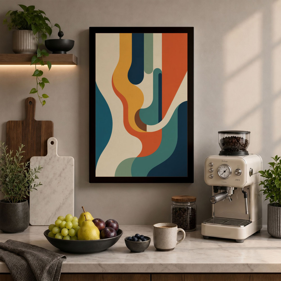 Flowing Rhythms Abstract - Wrapped Canvas