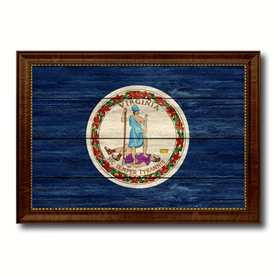" Virginia State Textured Flag "