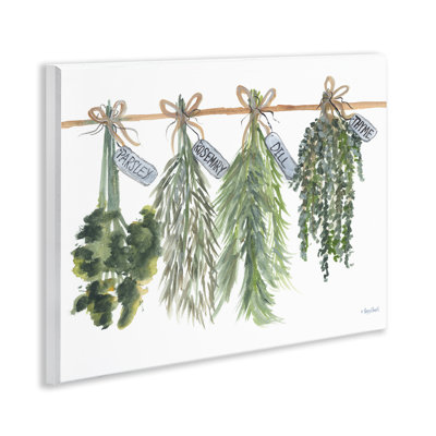 Art mural suspendu "Herbes de cuisine" par Roy Ebert