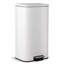 Poubelle de cuisine rectangulaire 30 litres, poubelle en acier inoxydable avec couvercle à fermeture douce, anti-traces de doigts, 13,8 x 11,1 x 24 po-131265872