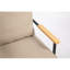 Chaise d'appoint en cuir