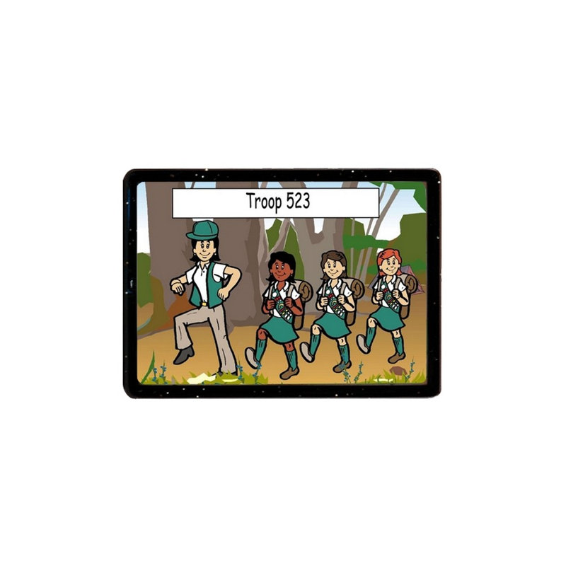 Magnet personnalisé en acrylique Girl Scout - Grand cadeau!, Oui