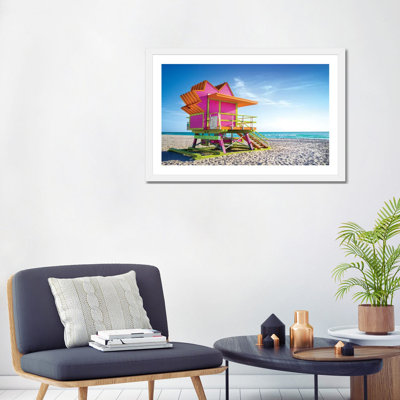«Pink Morning, Miami Beach Florida» par Susanne Kremer - reproduction de photo