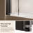 Bafv 34" W x 58" H Frameless Folding Tub Door with 1/4" (6mm) Thick Tempered Glass-112902411