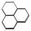 Wingard 3 Piece Hexagon Metal Accent Shelf