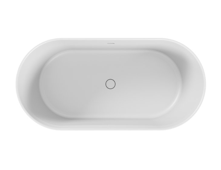 Acquabella Venet Soaker Tub, Gloss White