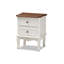 Table de chevet 2 tiroirs Earleen Juliet