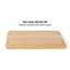 Planche à découper en bois de caoutchouc 13,6 x 9,5 Calphalon Edge Guard-122259459