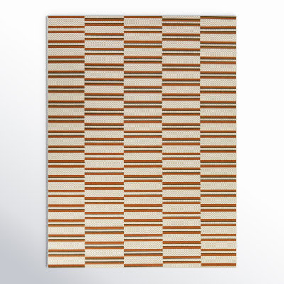 Carlos Orange Indoor/Outdoor Rug