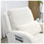 Chaise berçante en tissu avec coussin lombaire Welike
