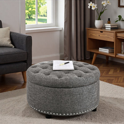 Tufted Storage Ottoman