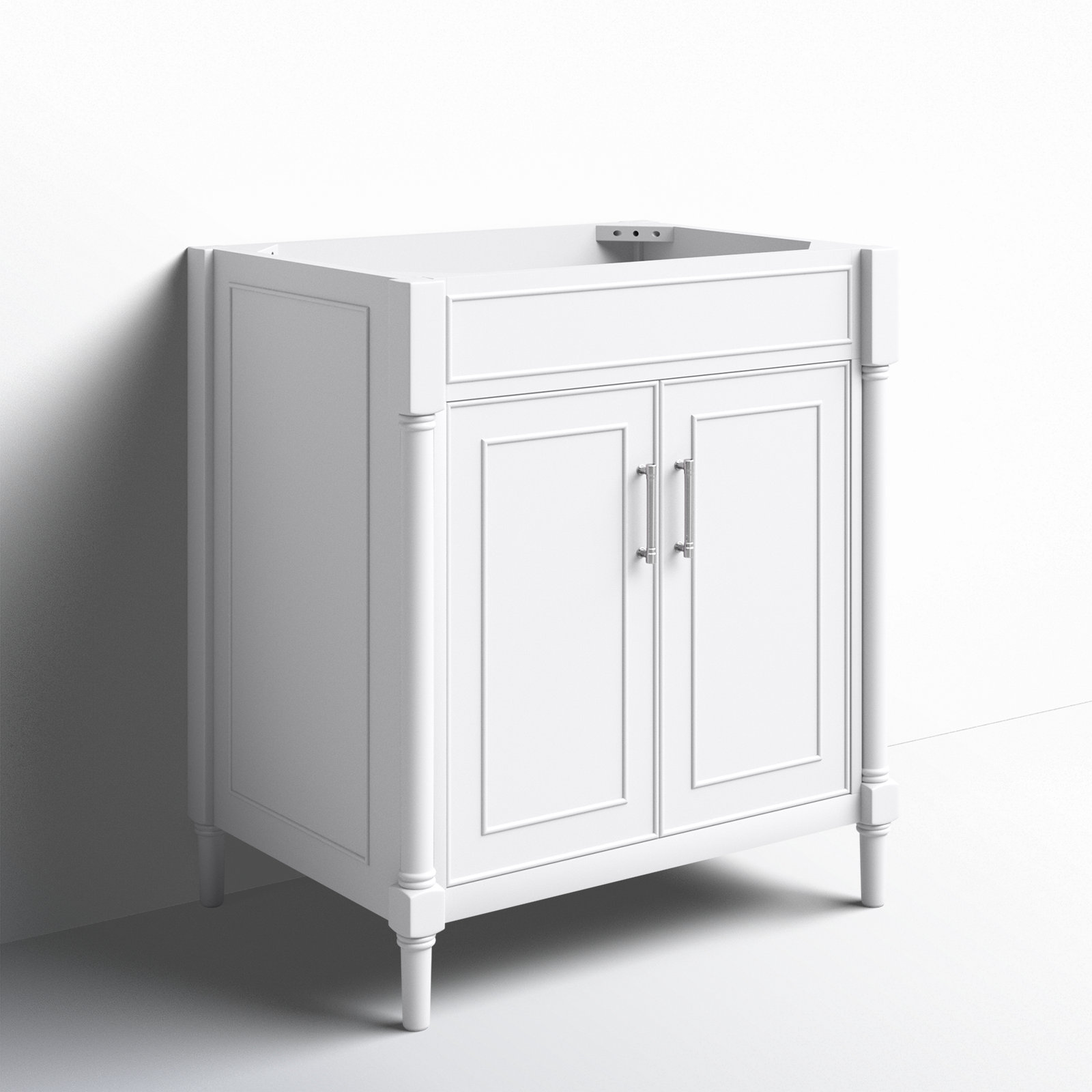 Addison 30'' Single Bathroom Vanity Base, White