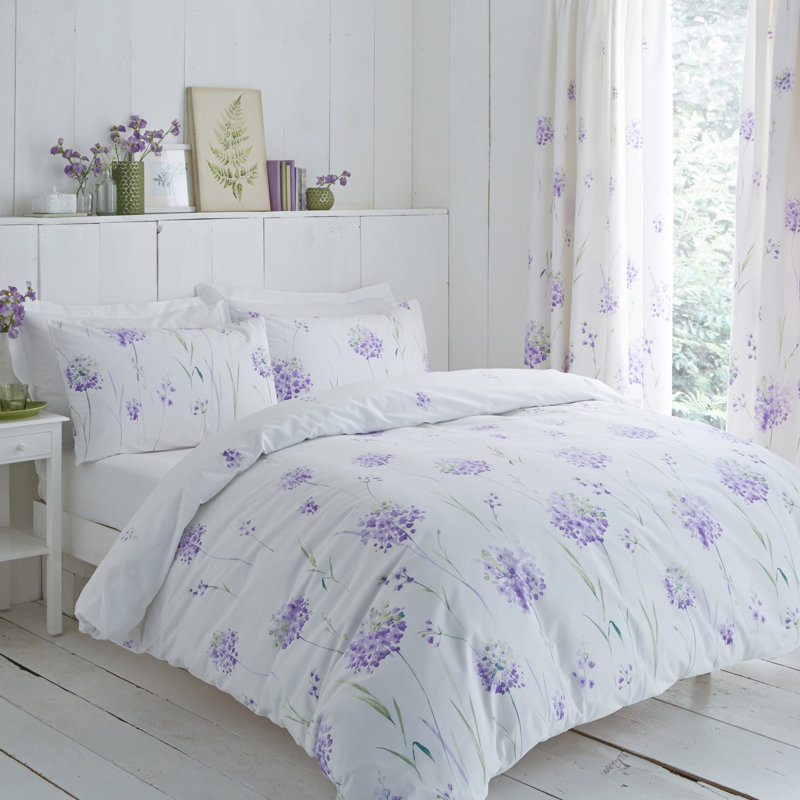 Lollie Polyester Floral Duvet Cover Set with Pillowcases Included, Single Duvet Cover + 1 Standard Pillowcase