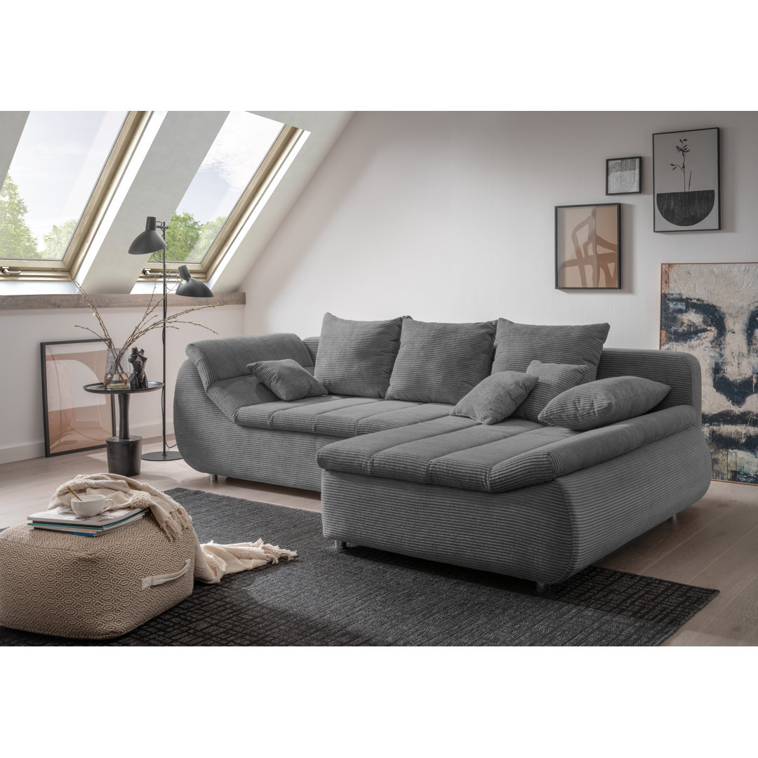 Ecksofa Aliyan mit Bettfunktion