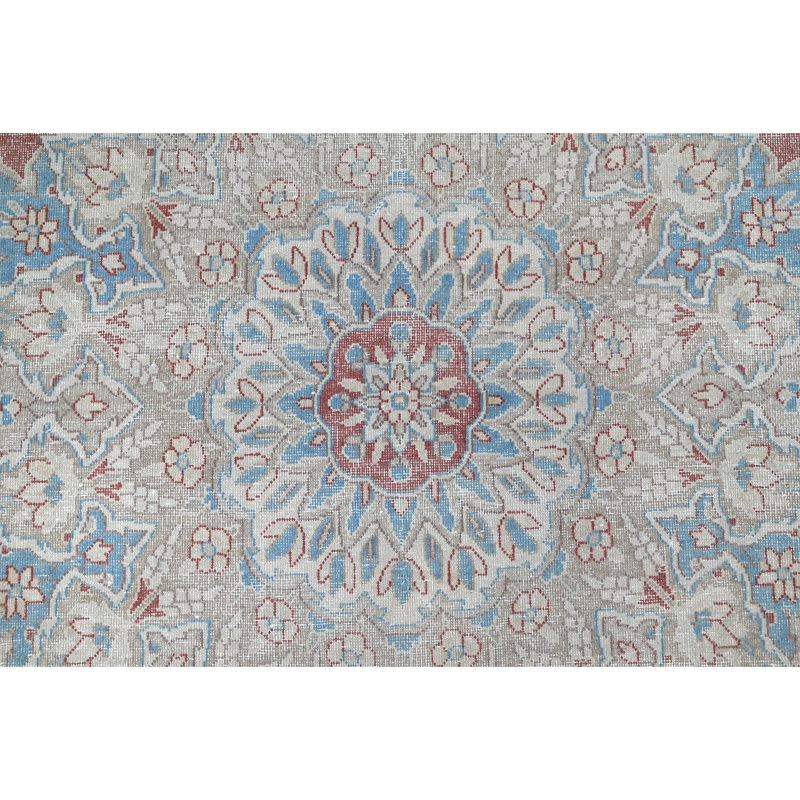 Hand Knotted Wool Area Rug in Camel