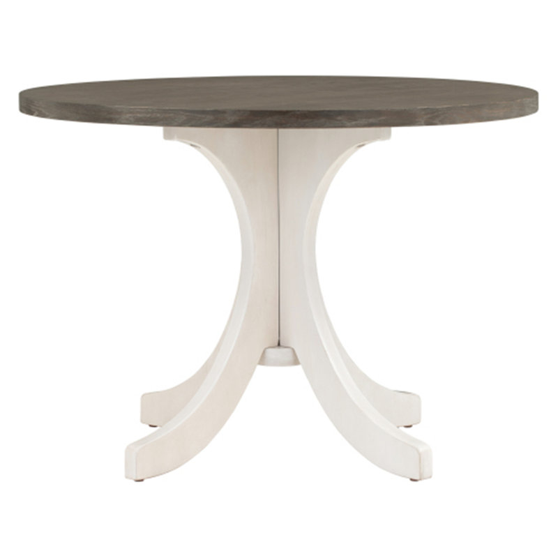 Table basse à piédestal Minonk, Brun
