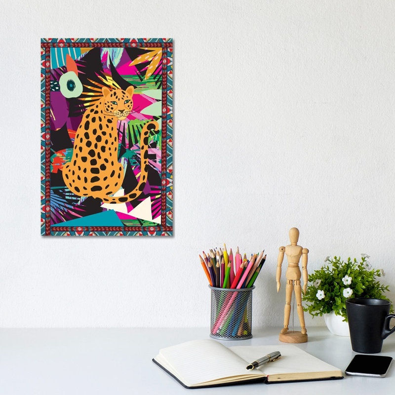 «Cheetah Life II» par Nikki Chu - reproduction, Toile tendue, H 12 po x l 8 po x P 0,75 po