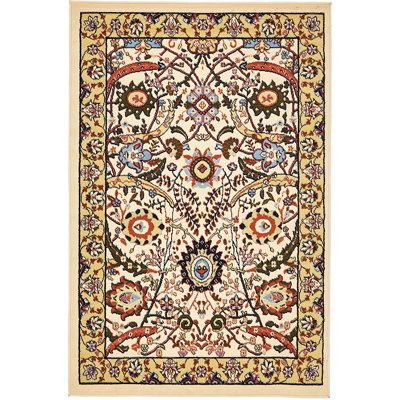 Kashan Floral Indoor Rug