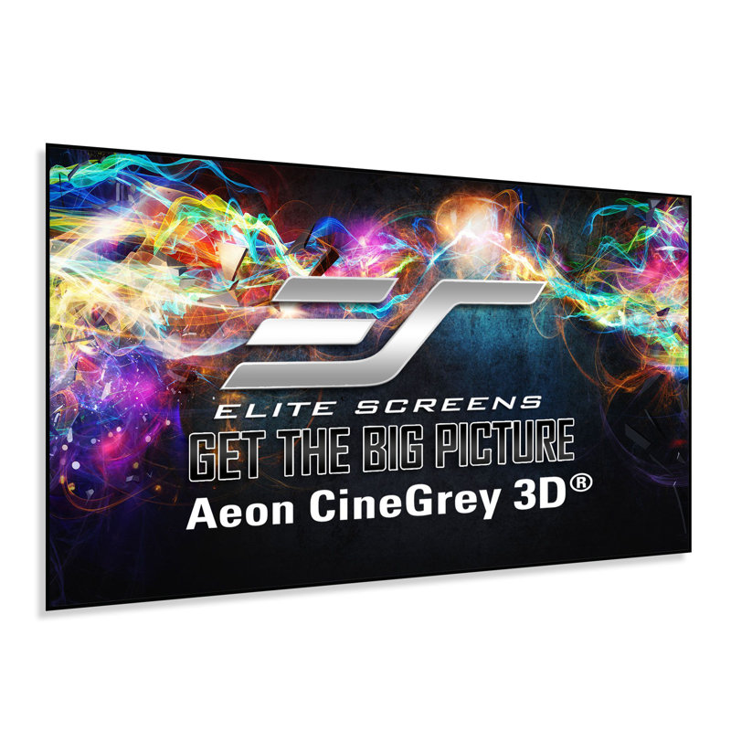 Aeon CineGrey 3D®, diag. 158 po, écran HD 16: 9 4K / 8K Ultra HD, plafond avec projection de lumière avant à projection fixe