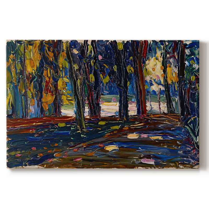 Étude d'automne - Wassily Kandinsky - Toile tendue avec châssis - 1908, 18 x 27