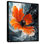 Fleur de coquelicot peinte rouge - salon d'art mural coquelicot