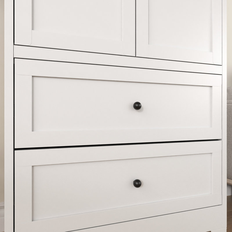 Armoire de garde-manger avec 2 tiroirs, armoire de rangement de cuisine autoportante avec tablettes réglables, organisateur robuste pour les épices, vaisselle, petits électroménagers