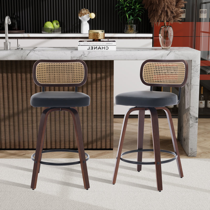 Tabouret de bar 25,58 po, Noir