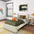 Solid Wood Upholstered Panel Bed with Rectangular Headboard-1390967928-1390967931