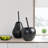 Innila 18" Black Apple Sculpture Extra Large Home Decor -1335922178
