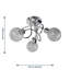 Iacovelli Glass Semi Flush Mount