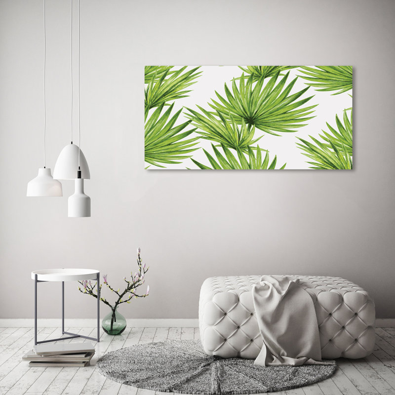 Tropical Leaves - Wrapped Canvas Print